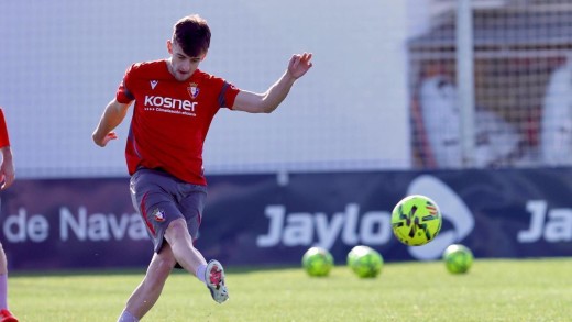 Osasuna recupera a Aimar Oroz tras toda la semana al margen