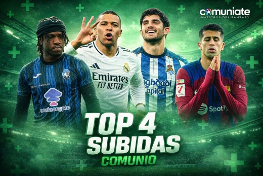 Los 4 jugadores que más han subido en Comunio