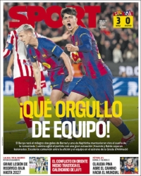 portada periódico deportivo