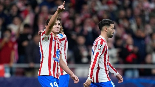 Once confirmado del Atlético de Madrid para recibir al Tottenham en Champions League