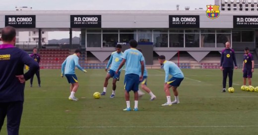 Última hora del  Barcelona, entrenamiento de la mañana