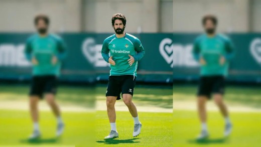 Isco continúa sumando sesiones, último entrenamiento del Betis Isco continúa sumando sesiones, último entrenamiento del Betis