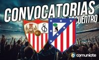 Jugadores convocados para el partido Sevilla y Atlético. Jornada 31.