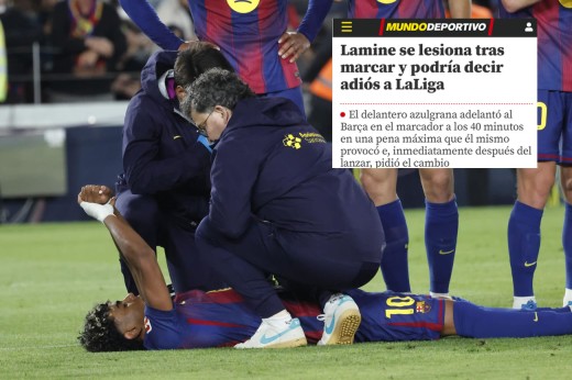 Mundo Deportivo: Lamine Yamal podría no jugar más esta temporada