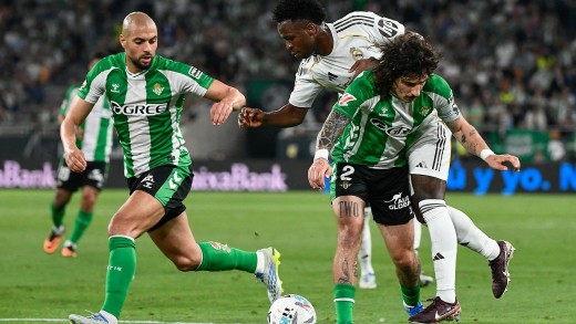 Real Betis 1-1 Real Madrid: Bellerín castiga al Madrid en el último suspiro
