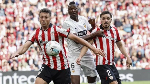 El Valencia asalta San Mamés y frena el sueño europeo del Athletic