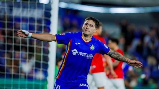 Satriano rompe la sequía y el Getafe se agarra a Europa ante un Mallorca tocado
