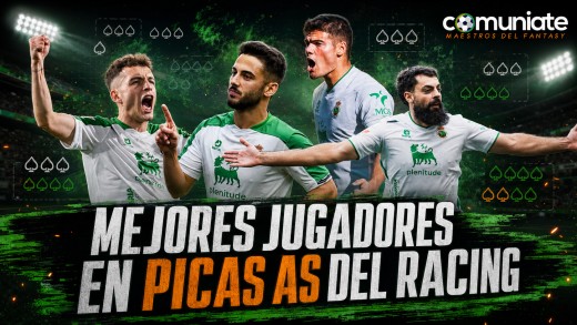 Los mejores jugadores Biwenger y Cronista AS del Racing de Santander