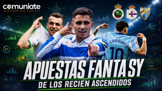 Los mejores jugadores Comunio / Sofascore de los recién ascendidos: Racing, Deportivo y Málaga