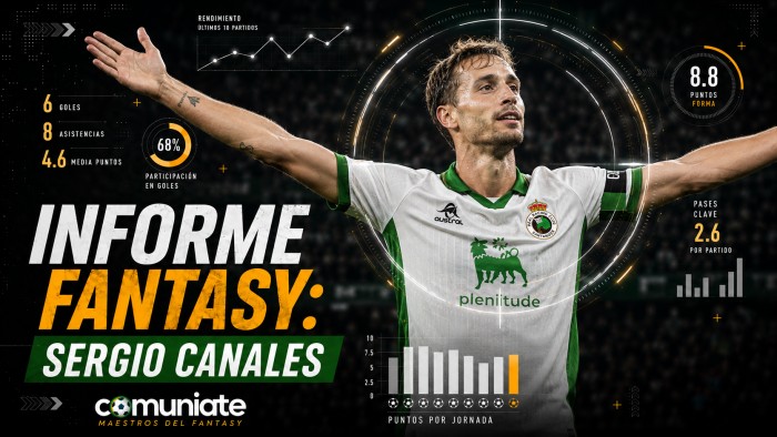 Análisis Fantasy: Sergio Canales (Racing Santander)