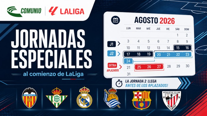 Comunio tendrá una jornada especial por los aplazados de la jornada 1 de LaLiga
