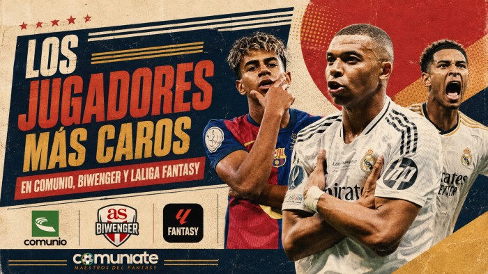 Los 5 jugadores más caros de Comunio, Biwenger y LaLiga Fantasy DAZN