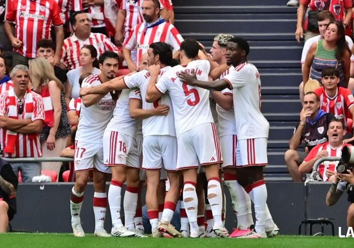 Oso castiga los errores del Athletic y el Sevilla se lleva San Mamés