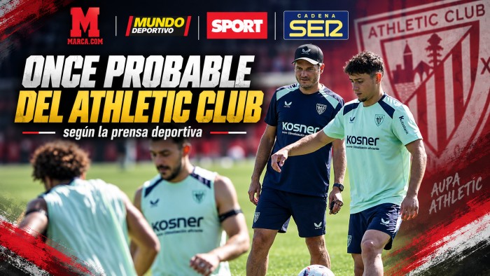 Las posibles alineaciones del Athletic Club según la prensa deportiva
