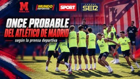 Simeone seems to have it clear: total consensus in the press on Atlético's XI