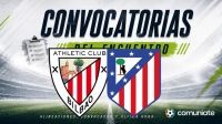 Players called up for the Athletic Club vs Atlético match. Matchday 4.