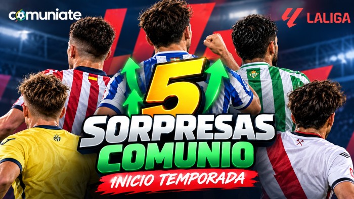 Cinco sorpresas Comunio en este inicio de temporada.