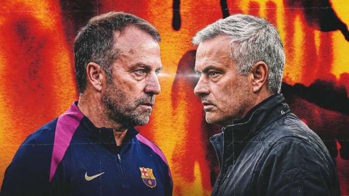 Mourinho y Flick preparan un Clásico marcado por las bajas, la presión y los árbitros